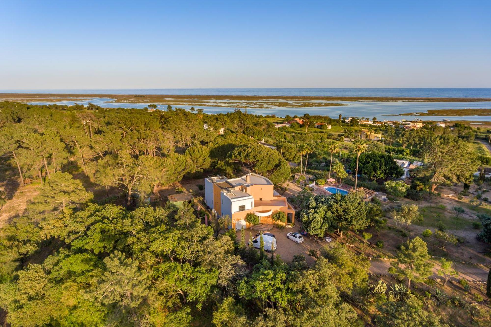 Meia Lua - Your Private Artsy Paradise Overlooking The Ria Formosa With Pool And Sea Views Near Barril Beach, Tavira Luz de Tavira Esterno foto